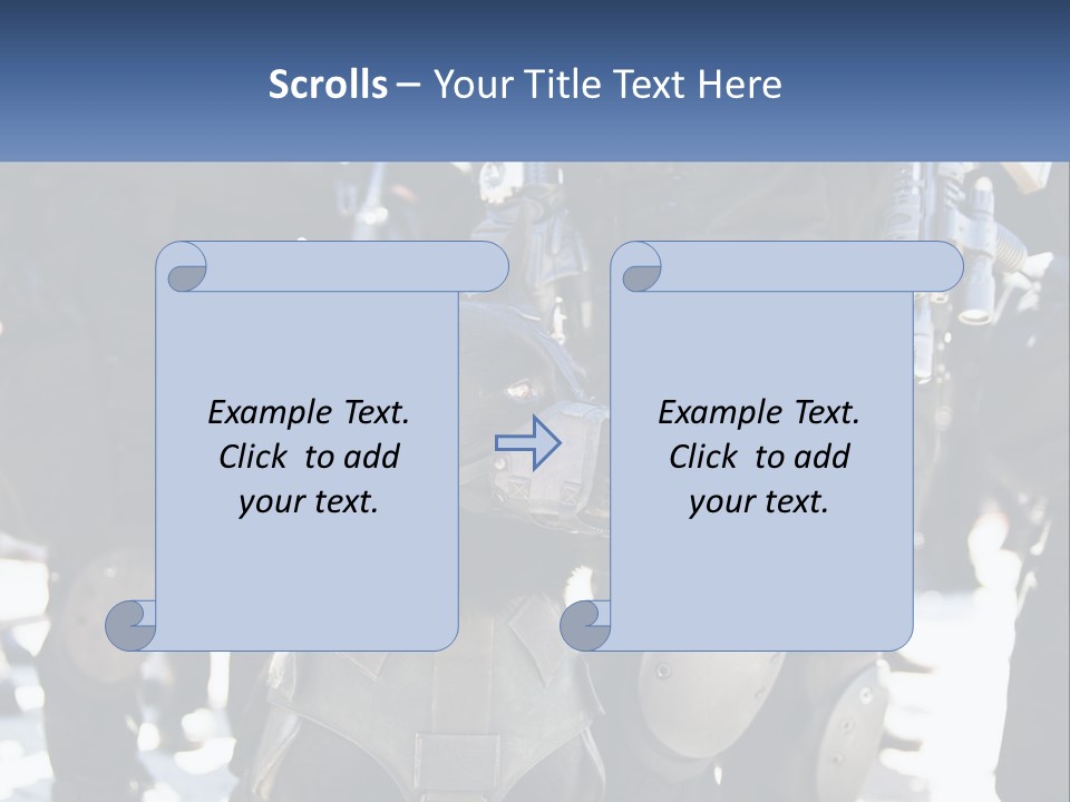 White Unit Power PowerPoint Template