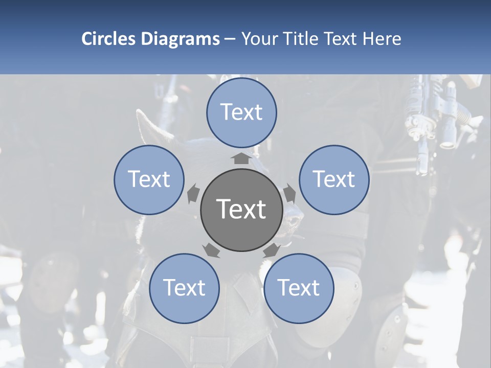 White Unit Power PowerPoint Template