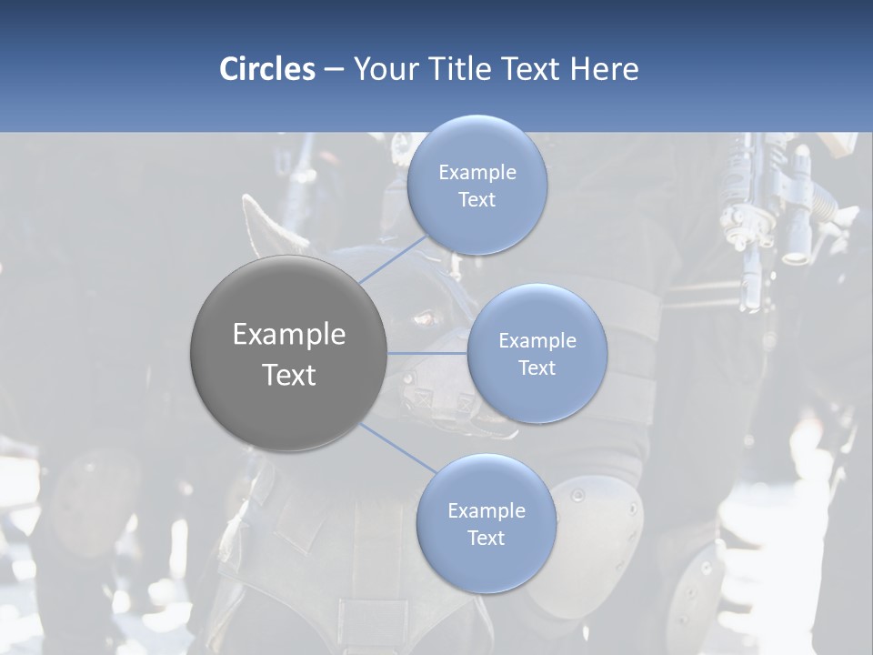 White Unit Power PowerPoint Template