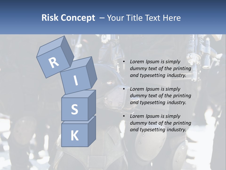 White Unit Power PowerPoint Template