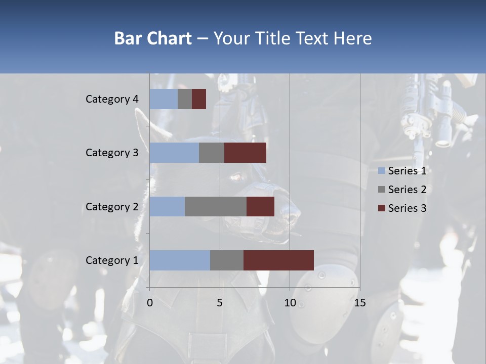 White Unit Power PowerPoint Template