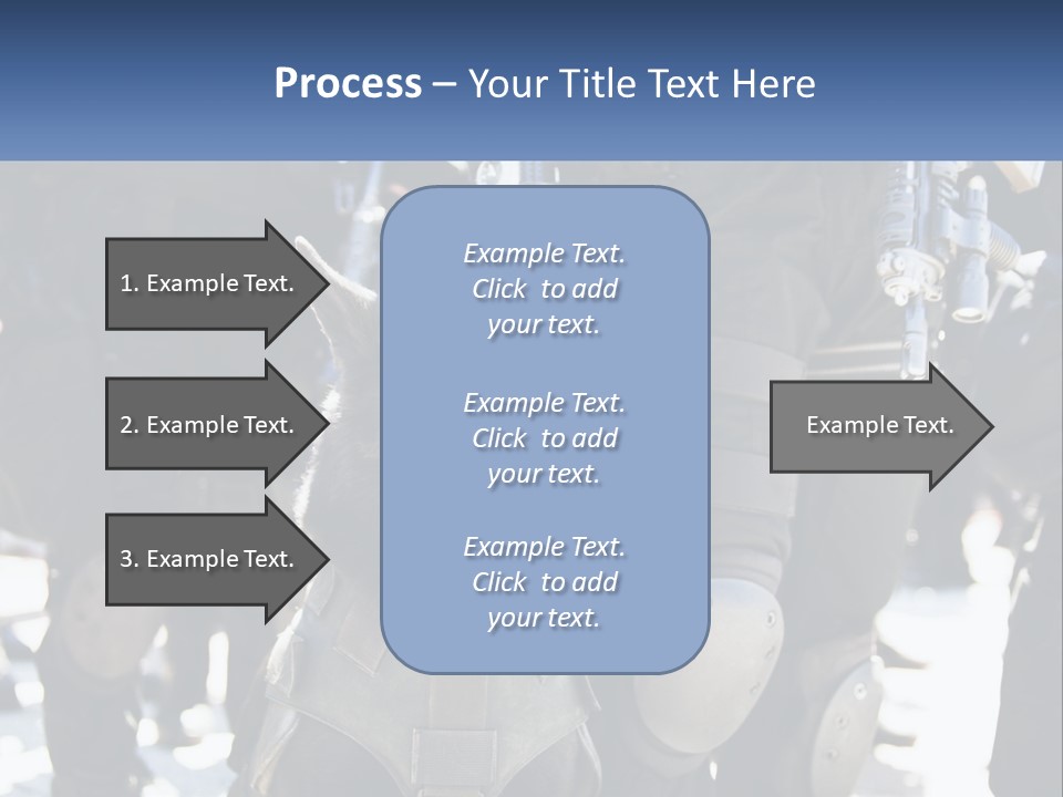 White Unit Power PowerPoint Template
