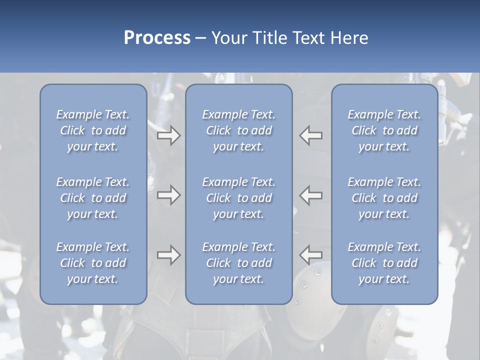 White Unit Power PowerPoint Template
