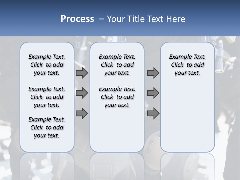 White Unit Power PowerPoint Template