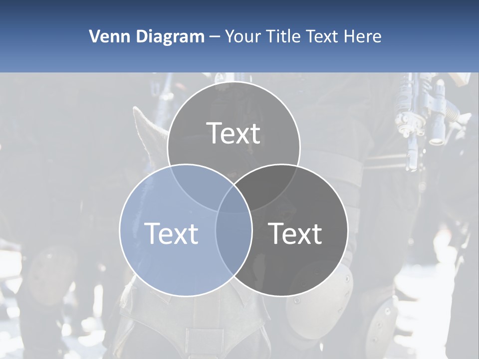 White Unit Power PowerPoint Template