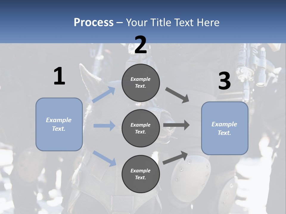 White Unit Power PowerPoint Template