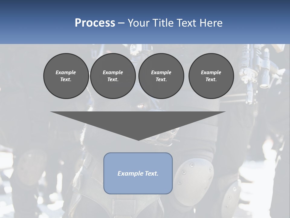 White Unit Power PowerPoint Template
