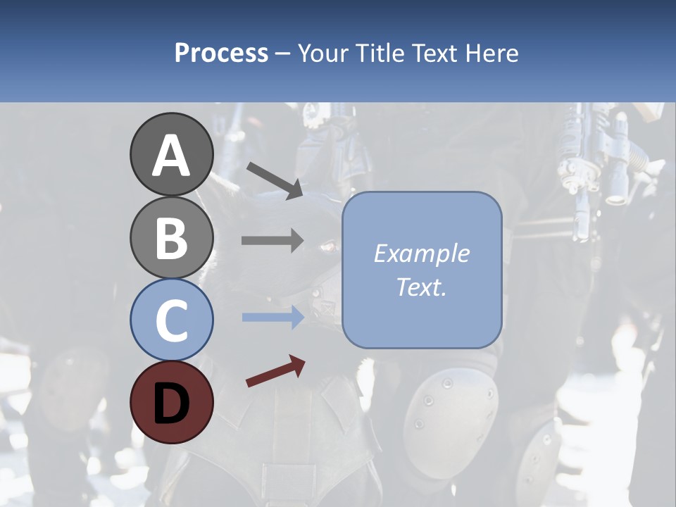 White Unit Power PowerPoint Template