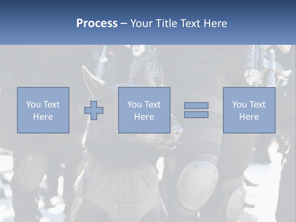 White Unit Power PowerPoint Template