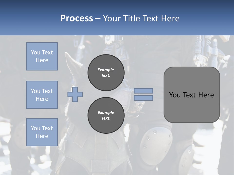 White Unit Power PowerPoint Template
