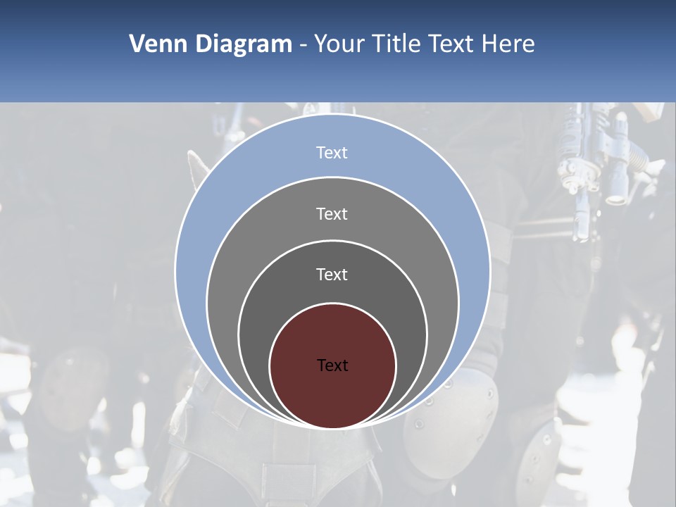 White Unit Power PowerPoint Template