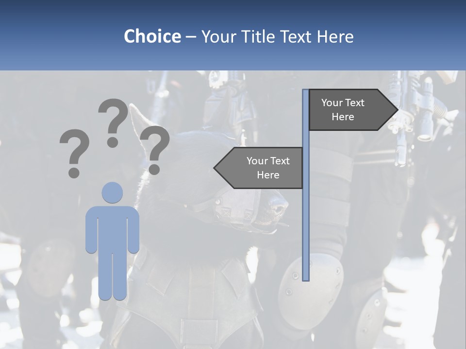 White Unit Power PowerPoint Template