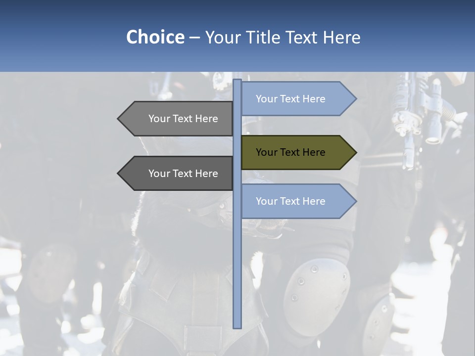 White Unit Power PowerPoint Template