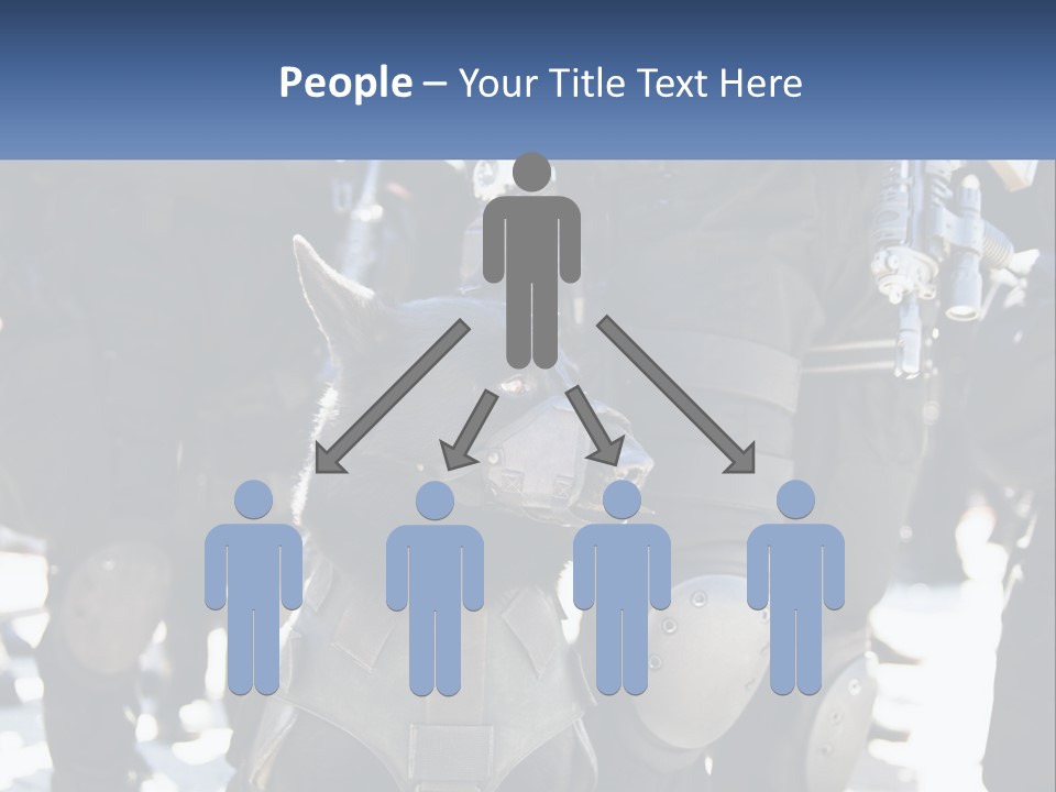 White Unit Power PowerPoint Template