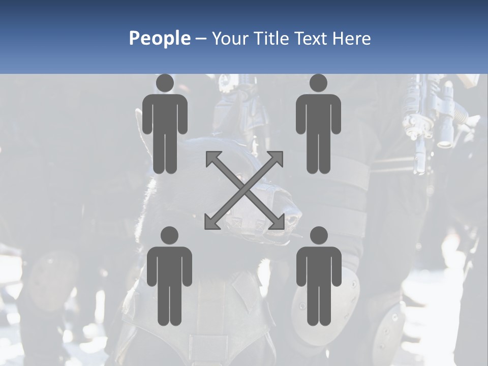 White Unit Power PowerPoint Template