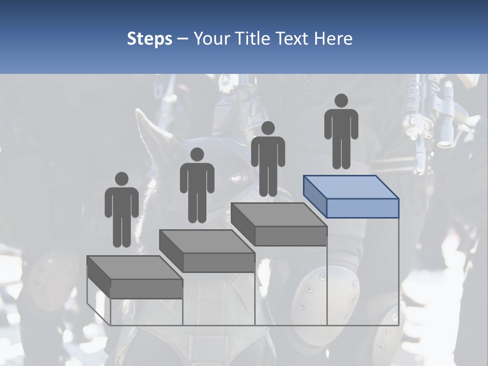 White Unit Power PowerPoint Template