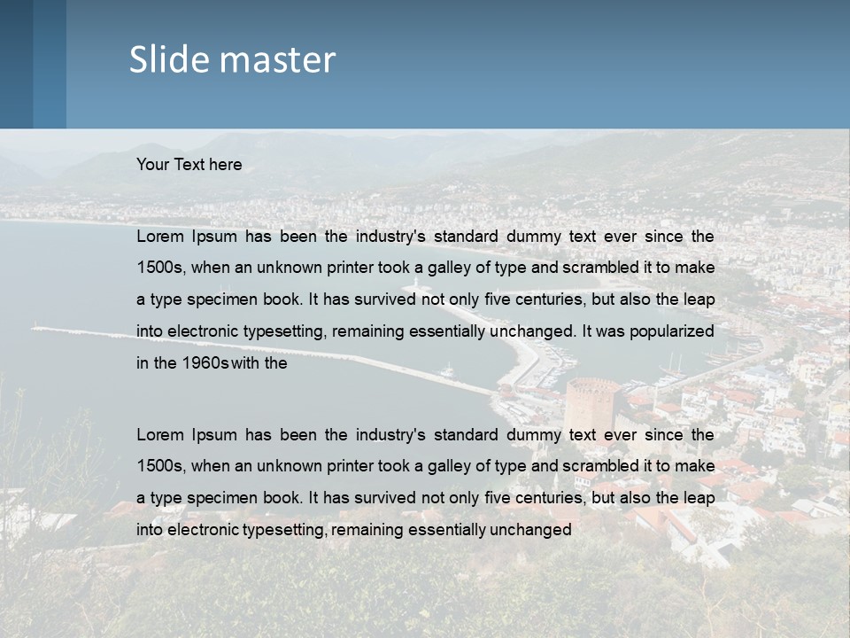 Air Industry White PowerPoint Template