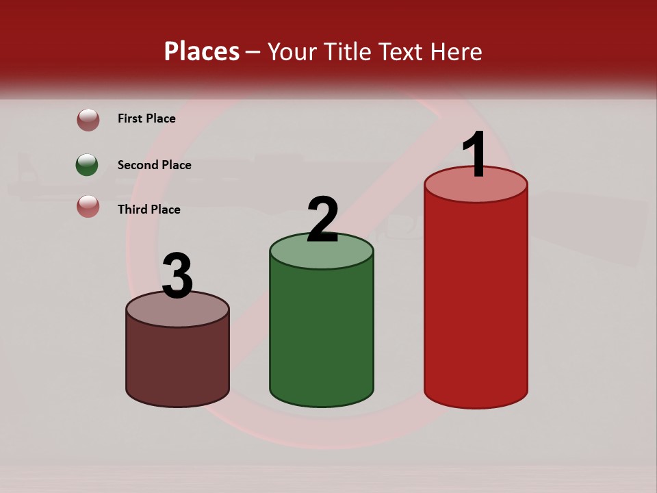 Heat White Switch PowerPoint Template