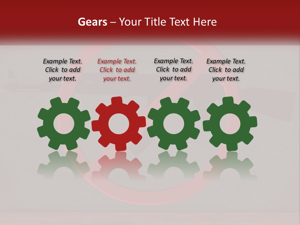 Heat White Switch PowerPoint Template