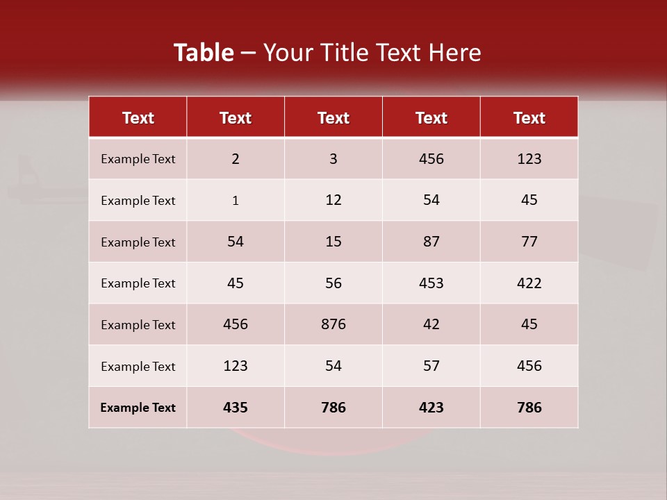 Heat White Switch PowerPoint Template