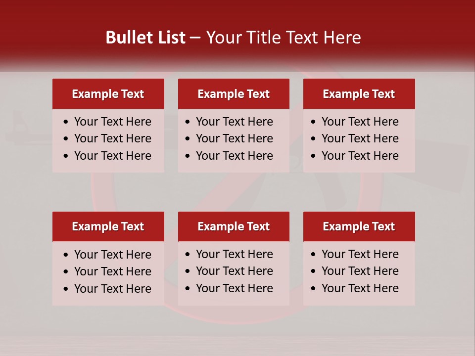 Heat White Switch PowerPoint Template
