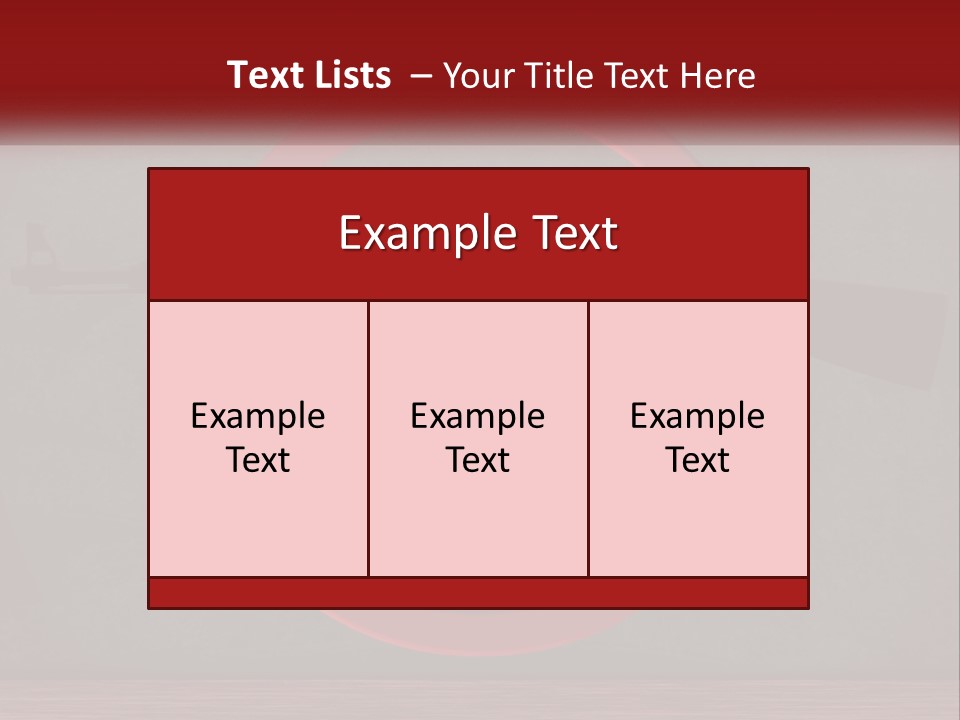 Heat White Switch PowerPoint Template