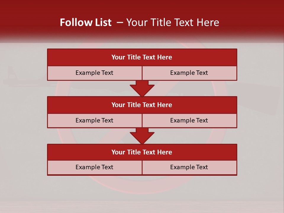 Heat White Switch PowerPoint Template