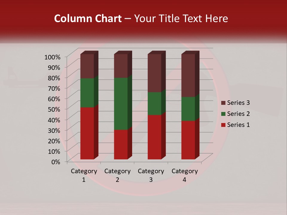 Heat White Switch PowerPoint Template