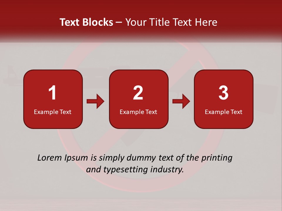Heat White Switch PowerPoint Template