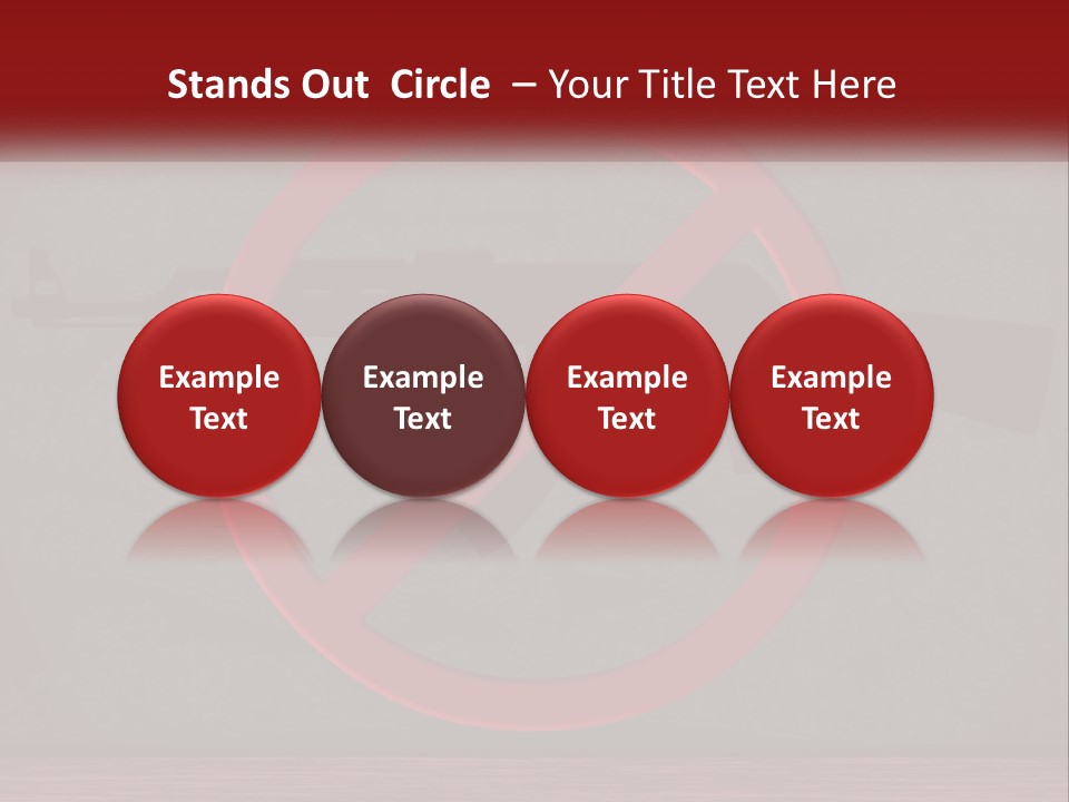 Heat White Switch PowerPoint Template