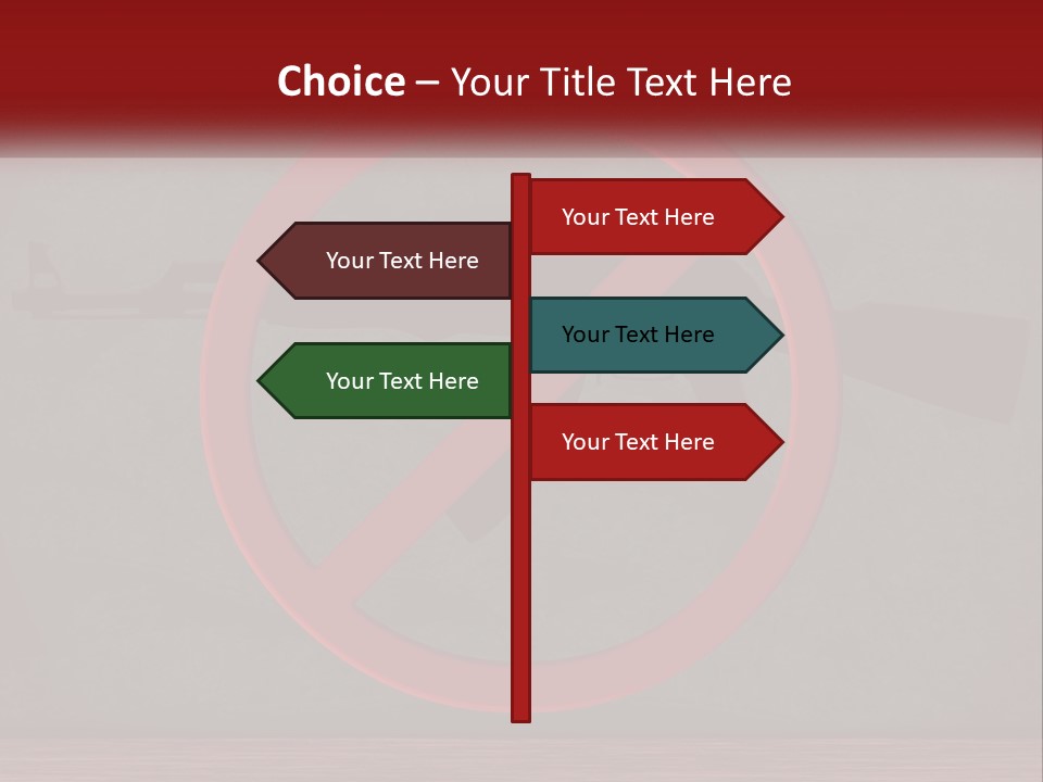 Heat White Switch PowerPoint Template