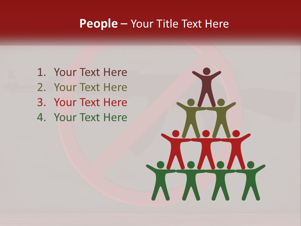 Heat White Switch PowerPoint Template