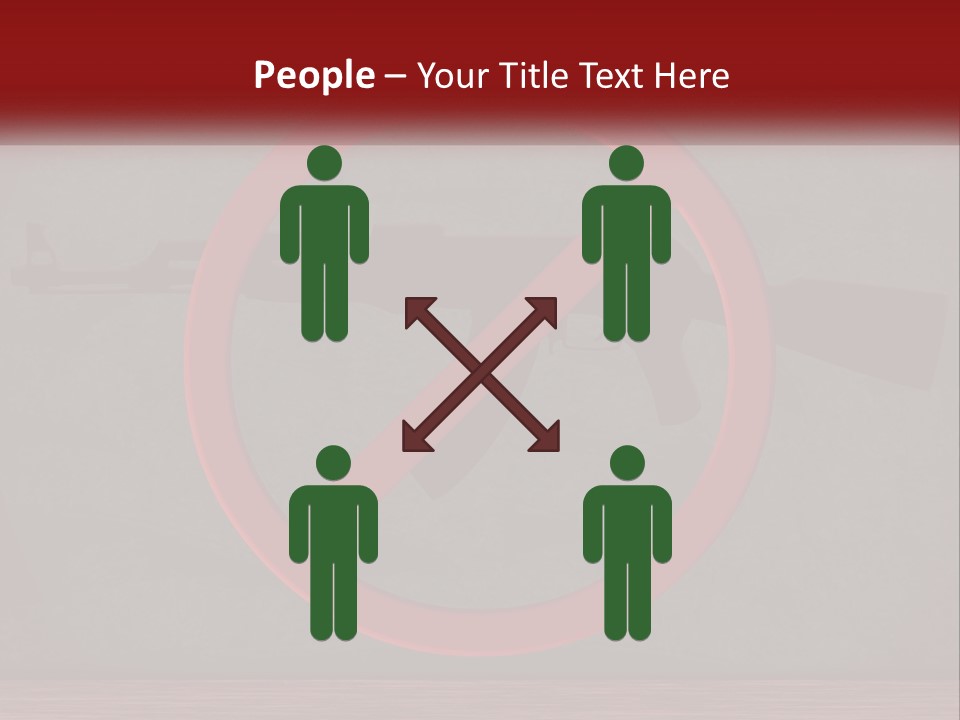 Heat White Switch PowerPoint Template