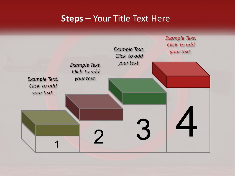 Heat White Switch PowerPoint Template