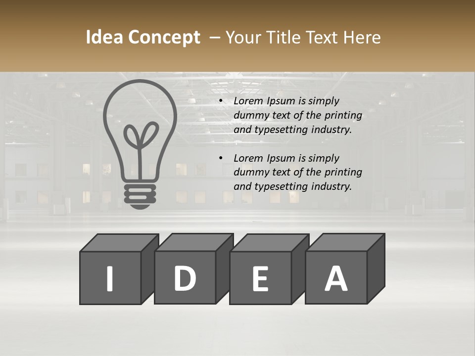Cool Switch White PowerPoint Template