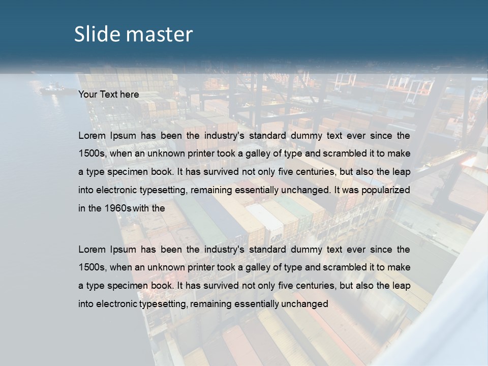 Industry Conditioner Temperature PowerPoint Template