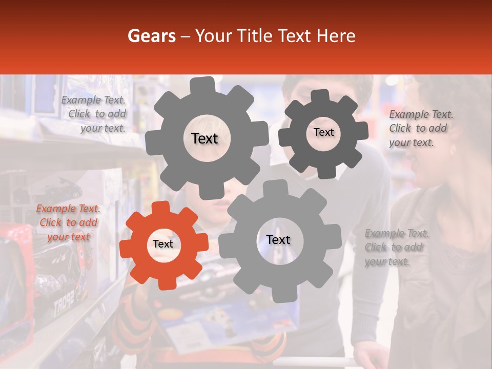White Ventilation Conditioner PowerPoint Template