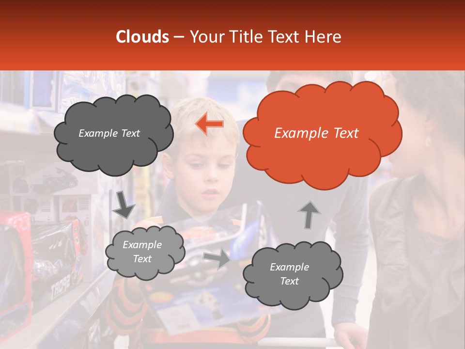 White Ventilation Conditioner PowerPoint Template