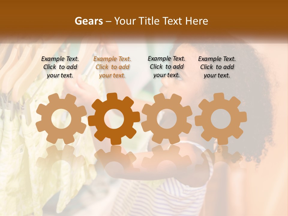 White Condition Technology PowerPoint Template