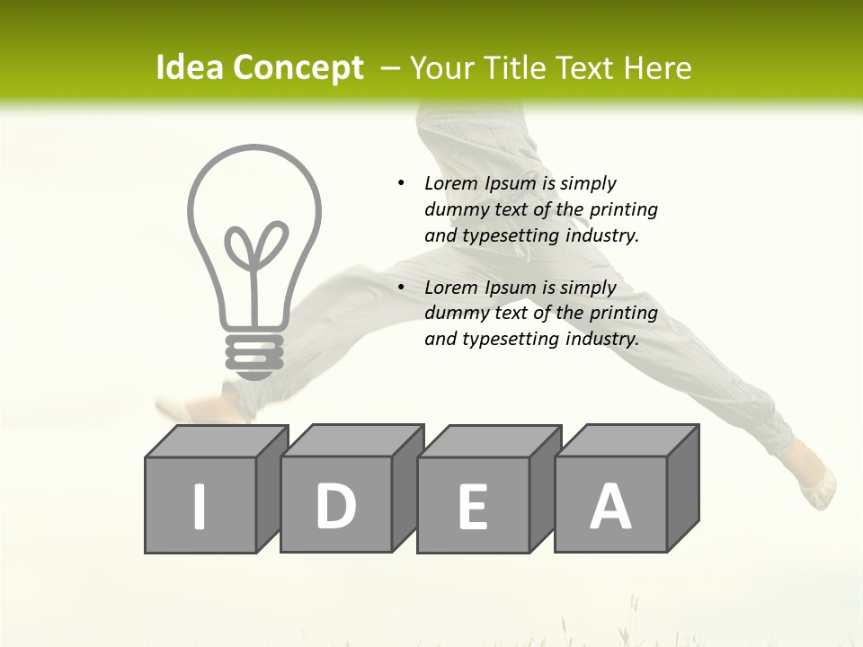 Energy Cooling Switch PowerPoint Template