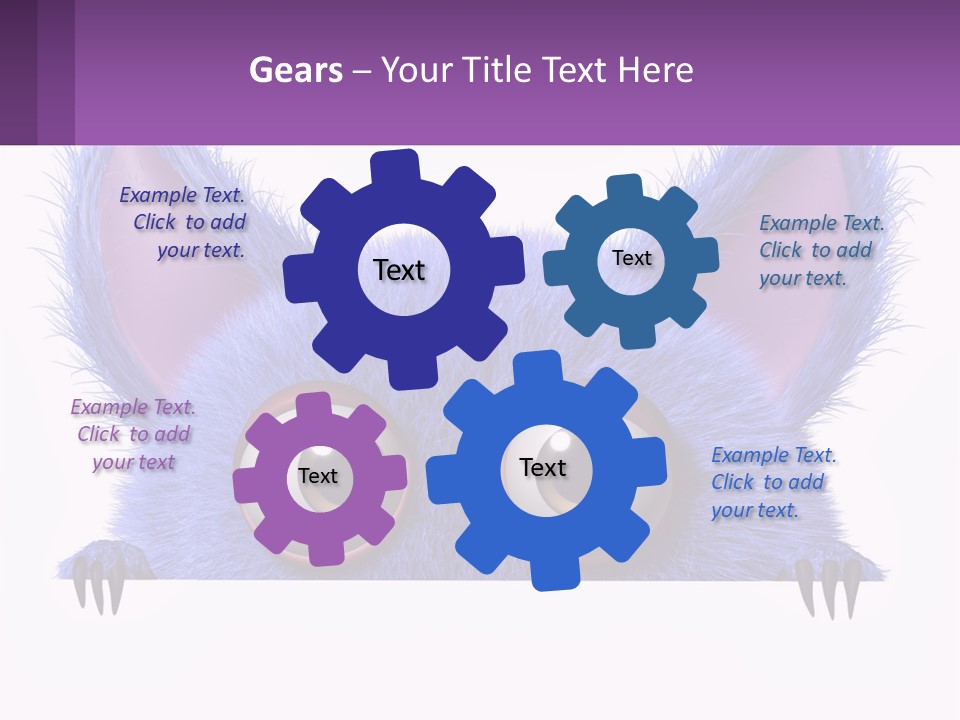 Cool Ventilation Switch PowerPoint Template