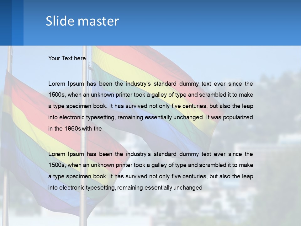 System Temperature Electricity PowerPoint Template