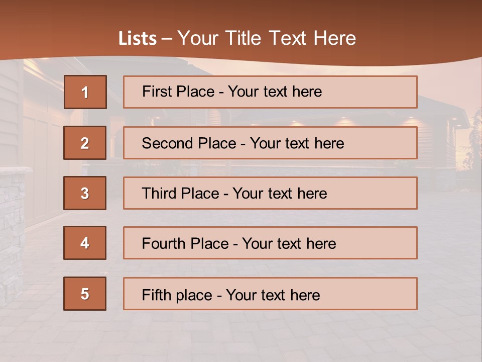 White Industry Switch PowerPoint Template