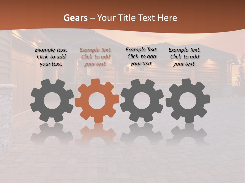 White Industry Switch PowerPoint Template