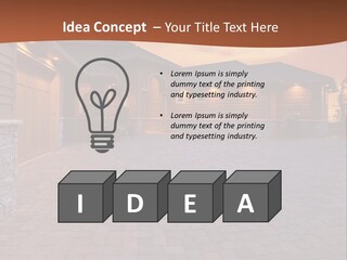 White Industry Switch PowerPoint Template
