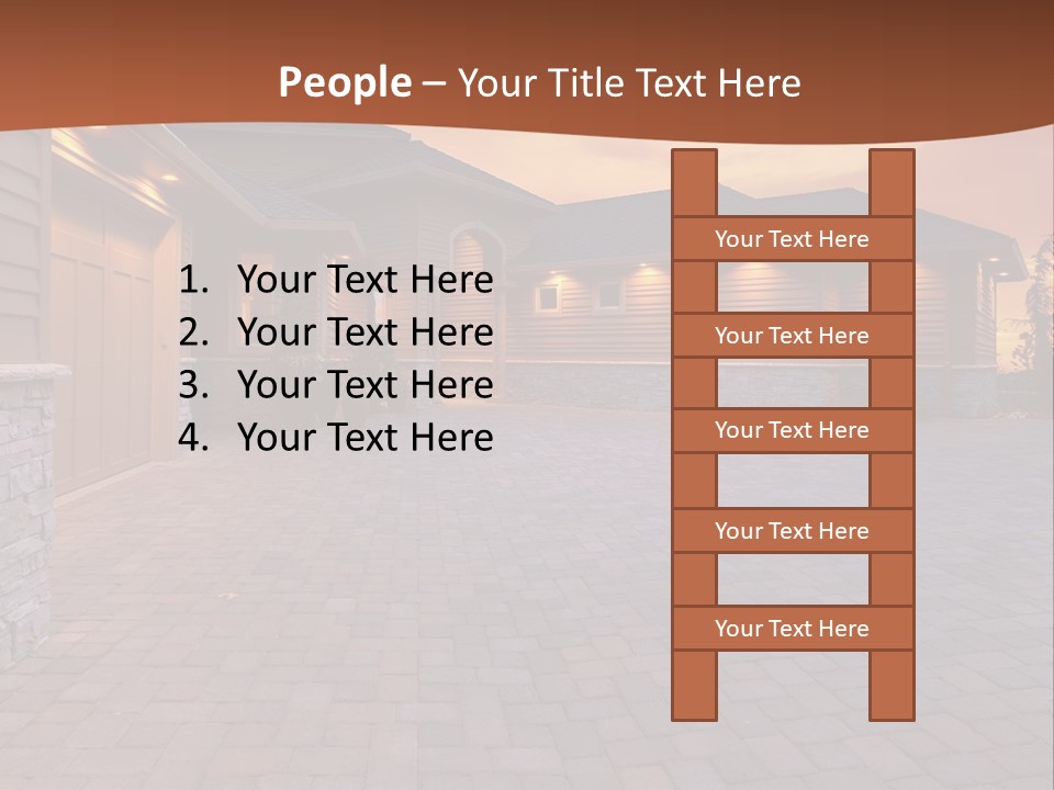White Industry Switch PowerPoint Template
