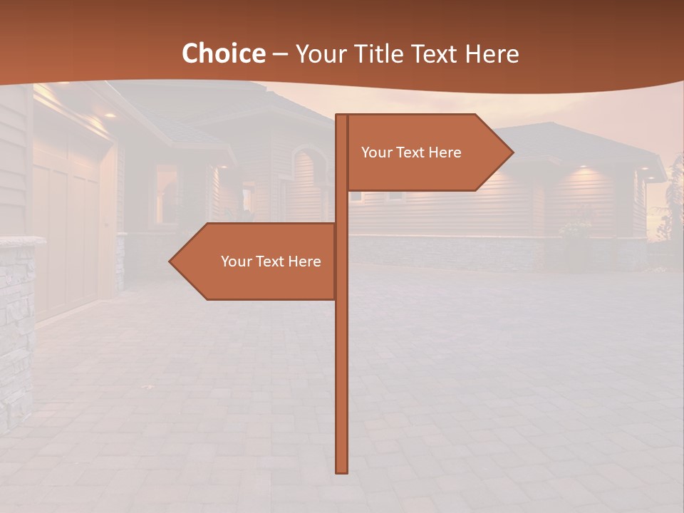 White Industry Switch PowerPoint Template