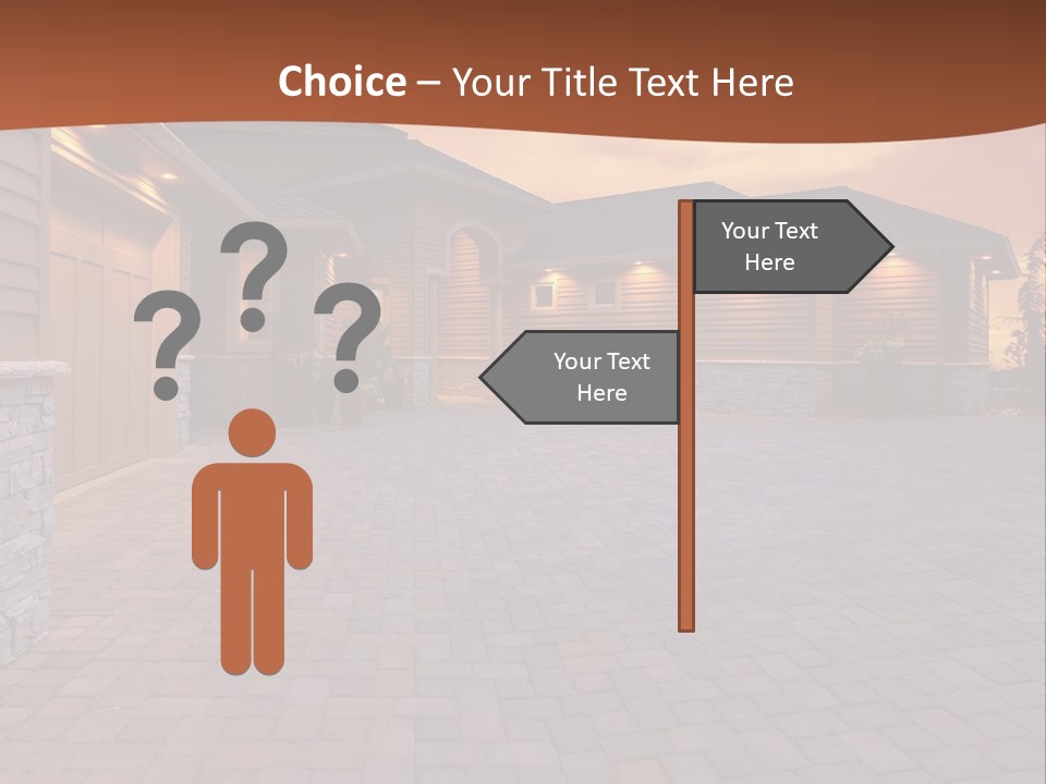White Industry Switch PowerPoint Template