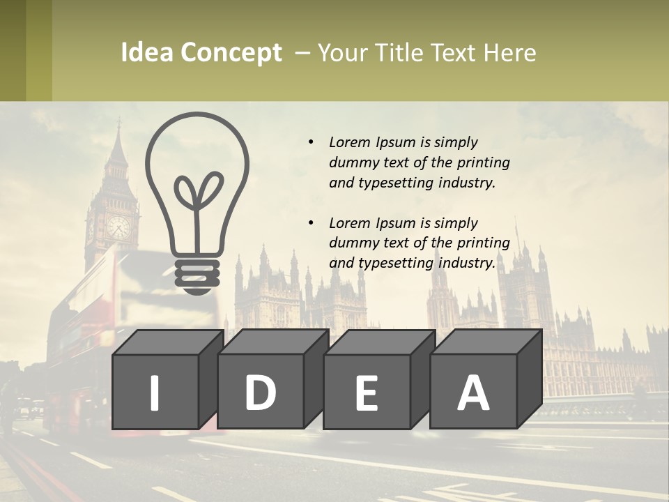 Electricity Home Industry PowerPoint Template