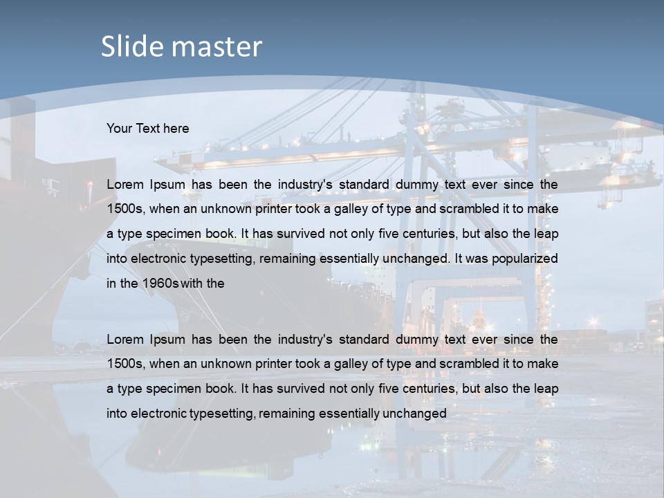 White Ventilation System PowerPoint Template